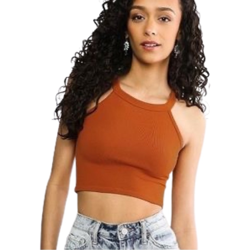 Free People Bella Cropped Tank Top